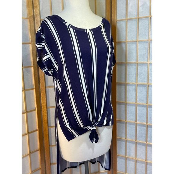 LoveFireāMedāHi/LowāStripedāTop - Picture 8 of 13